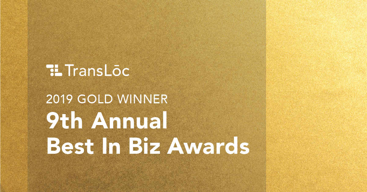 TransLoc 2019 Gold Winner - 9th Annual Best in Biz Awards