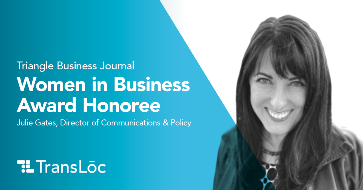 Triangle Business Journal Women in Business Award Honoree Julie Gates