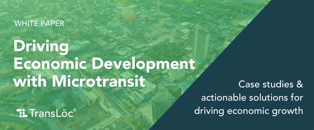Featured Resource - Driving Economic Development with Microtransit