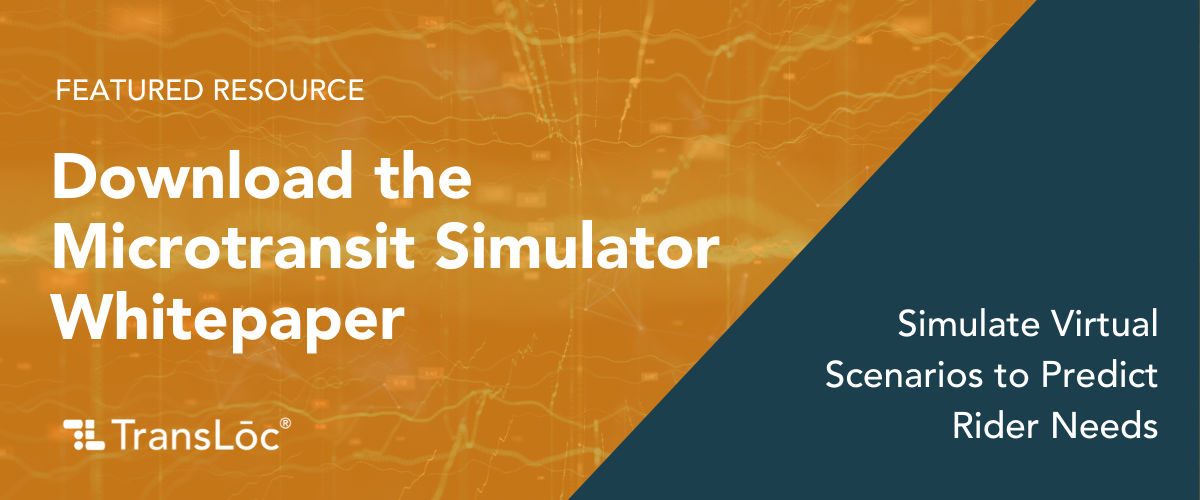 Featured Resource - Microtransit Simulator White Paper