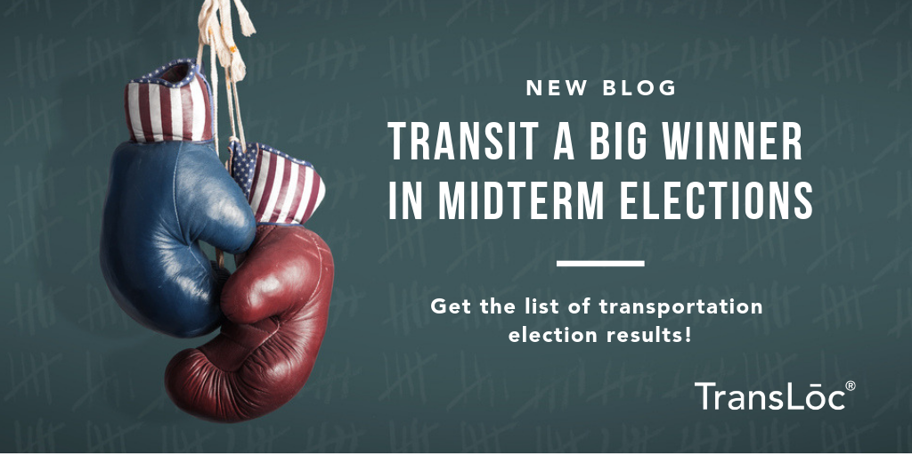 Transit a big winner in midterm elections