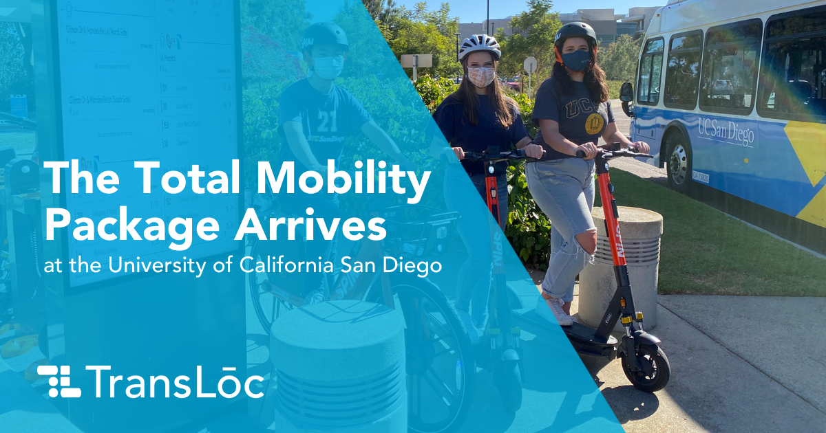 The total mobility package arrives at the University of California San Diego