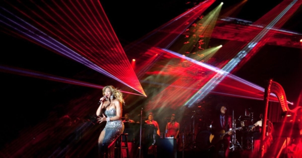 Beyonce performing in Washington DC