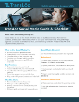 TransLoc - Brochure - Social Media Guide and Checklist - 2026