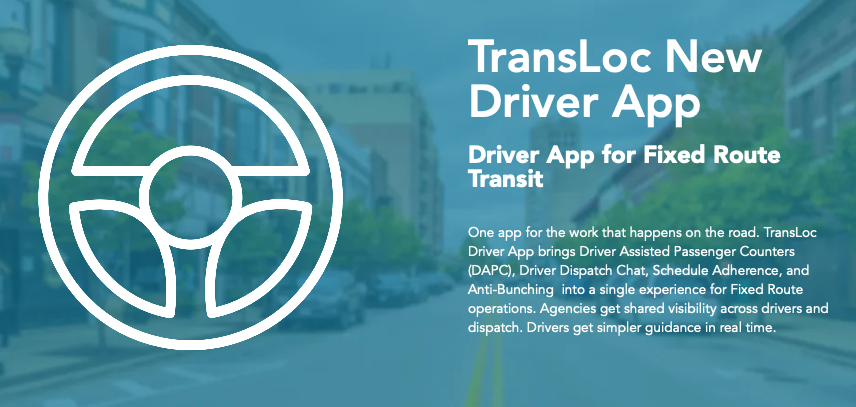 Driver App for Fixed Route Transit | DAPC, Dispatch Chat, Schedule ...