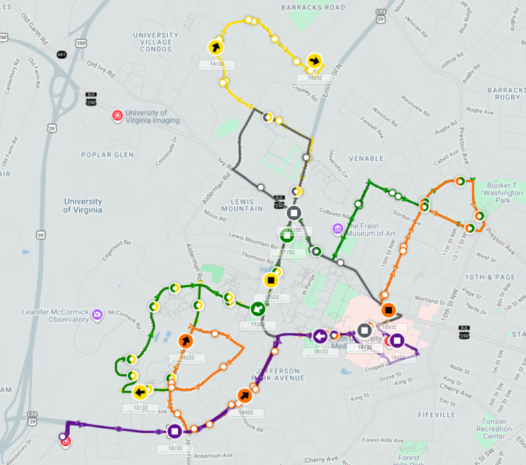 TransLoc - Routes Map Sample
